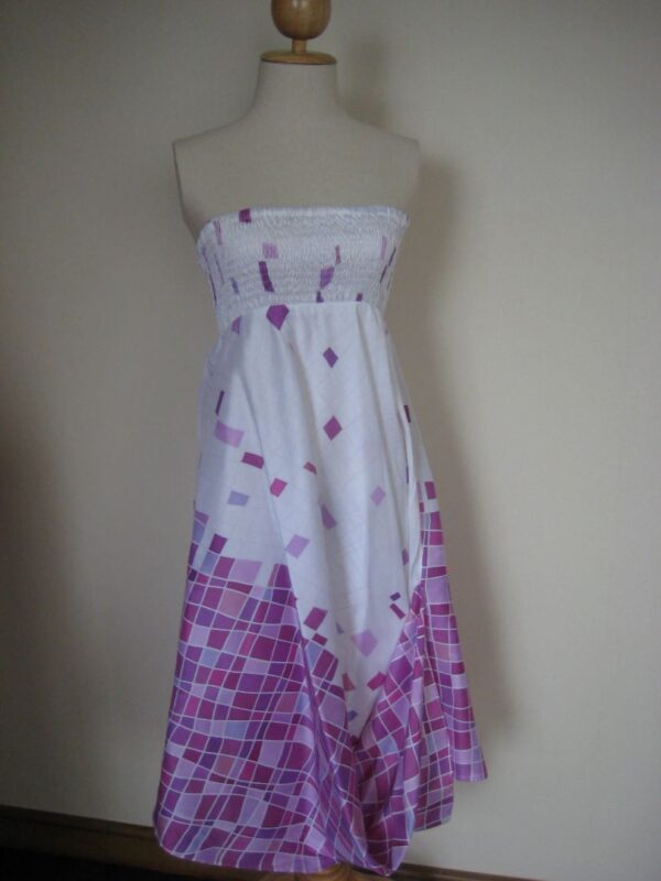 Printed Silk Dress Skirt I